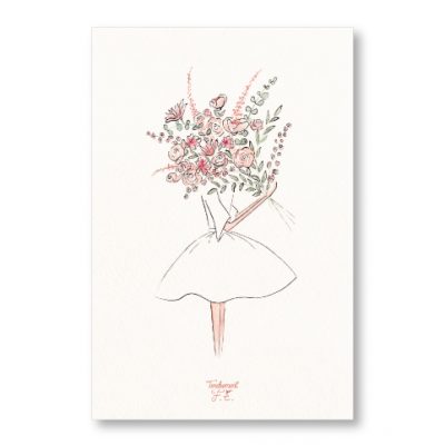 Carte Bouquet champêtre