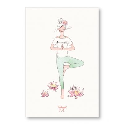 Carte Petite yogi